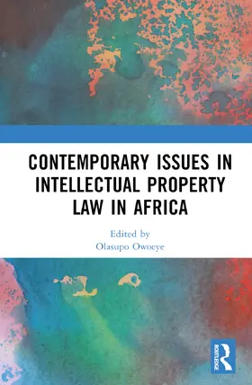 Owoeye |  Contemporary Issues in Intellectual Property Law in Africa | Buch |  Sack Fachmedien