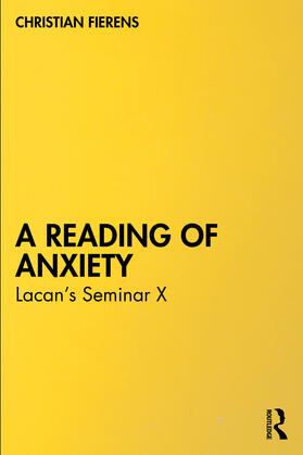 Fierens |  A Reading of Anxiety | Buch |  Sack Fachmedien