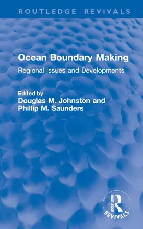 Johnston / Saunders |  Ocean Boundary Making | Buch |  Sack Fachmedien