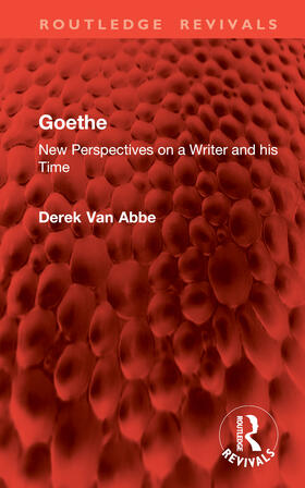 Van Abbe |  Goethe | Buch |  Sack Fachmedien