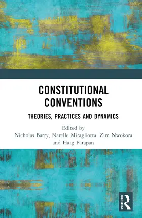 Patapan / Barry / Miragliotta |  Constitutional Conventions | Buch |  Sack Fachmedien