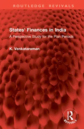 Venkataraman |  States' Finances in India | Buch |  Sack Fachmedien