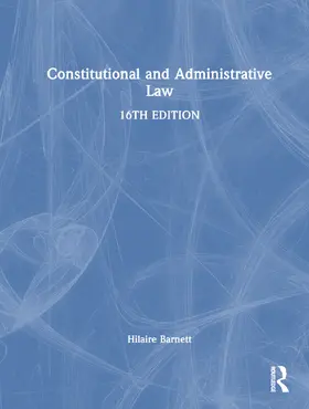 Barnett |  Constitutional and Administrative Law | Buch |  Sack Fachmedien