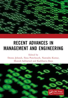 Jelonek / Paweloszek / Raya |  Recent Advances in Management and Engineering | Buch |  Sack Fachmedien