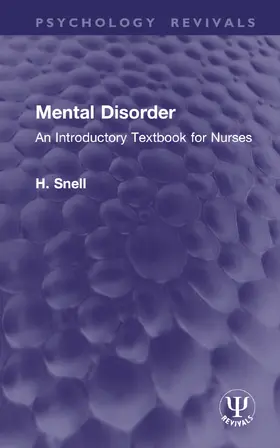 Snell |  Mental Disorder | Buch |  Sack Fachmedien