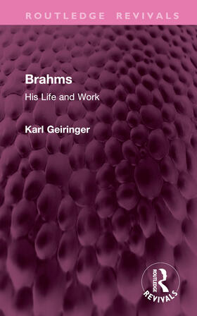 Geiringer |  Brahms | Buch |  Sack Fachmedien