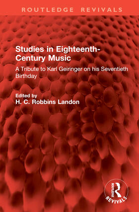 Robbins Landon |  Studies in Eighteenth-Century Music | Buch |  Sack Fachmedien