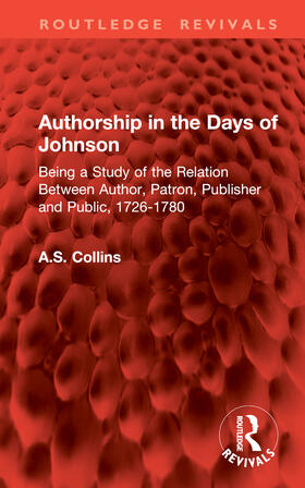 Collins |  Authorship in the Days of Johnson | Buch |  Sack Fachmedien