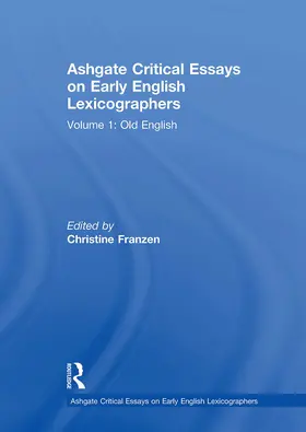 Franzen |  Ashgate Critical Essays on Early English Lexicographers | Buch |  Sack Fachmedien