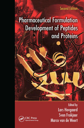 Hovgaard / van de Weert / Frokjaer |  Pharmaceutical Formulation Development of Peptides and Proteins | Buch |  Sack Fachmedien