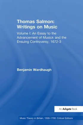 Wardhaugh |  Thomas Salmon: Writings on Music | Buch |  Sack Fachmedien