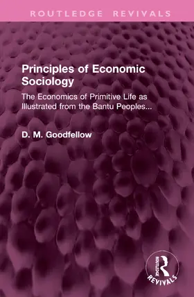 Goodfellow |  Principles of Economic Sociology | Buch |  Sack Fachmedien