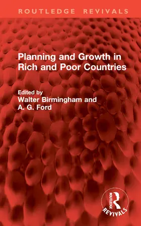 Ford / Birmingham |  Planning and Growth in Rich and Poor Countries | Buch |  Sack Fachmedien