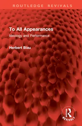 Blau |  To All Appearances | Buch |  Sack Fachmedien