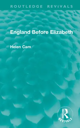 Cam |  England Before Elizabeth | Buch |  Sack Fachmedien