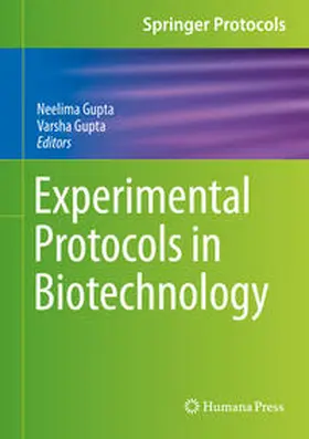 Gupta |  Experimental Protocols in Biotechnology | eBook | Sack Fachmedien