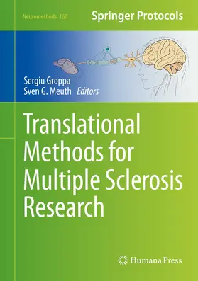 G. Meuth / Groppa |  Translational Methods for Multiple Sclerosis Research | Buch |  Sack Fachmedien