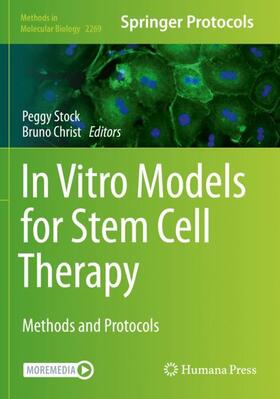 Christ / Stock |  In Vitro Models for Stem Cell Therapy | Buch |  Sack Fachmedien