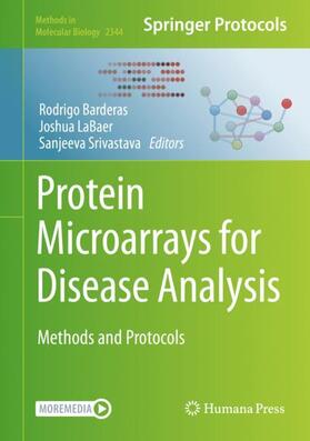 Barderas / Srivastava / LaBaer |  Protein Microarrays for Disease Analysis | Buch |  Sack Fachmedien