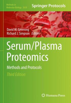 Simpson / Greening |  Serum/Plasma Proteomics | Buch |  Sack Fachmedien