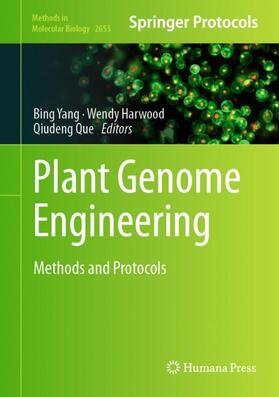 Yang / Que / Harwood |  Plant Genome Engineering | Buch |  Sack Fachmedien