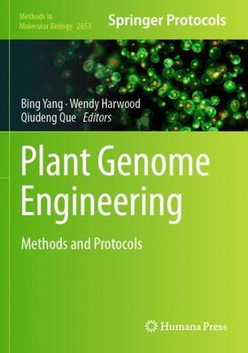 Yang / Que / Harwood |  Plant Genome Engineering | Buch |  Sack Fachmedien