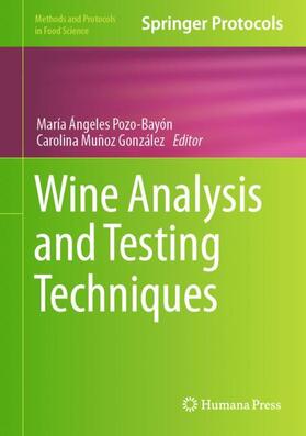 Muñoz González / Pozo-Bayón |  Wine Analysis and Testing Techniques | Buch |  Sack Fachmedien