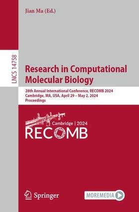 Ma |  Research in Computational Molecular Biology | Buch |  Sack Fachmedien