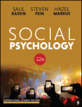 Kassin / Fein / Markus |  Social Psychology - International Student Edition (12th Edition) | Buch |  Sack Fachmedien