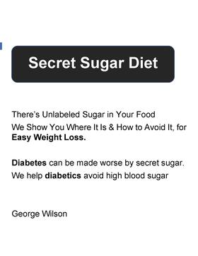 Wilson |  Secret Sugar Diet | eBook | Sack Fachmedien