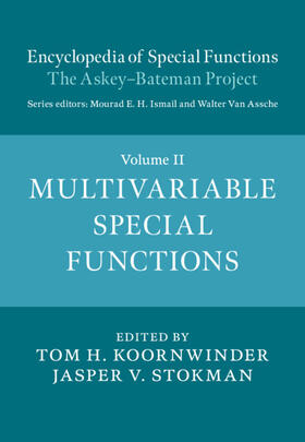 Koornwinder / Stokman |  Encyclopedia of Special Functions: The Askey-Bateman Project | Buch |  Sack Fachmedien