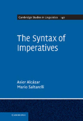 Alcazar / Alcázar / Saltarelli |  The Syntax of Imperatives | Buch |  Sack Fachmedien