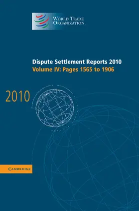  Dispute Settlement Reports 2010 | Buch |  Sack Fachmedien