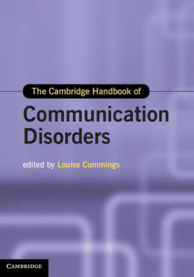 Cummings |  The Cambridge Handbook of Communication Disorders | Buch |  Sack Fachmedien