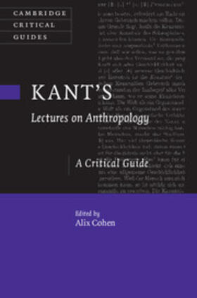Cohen |  Kant's Lectures on Anthropology | Buch |  Sack Fachmedien