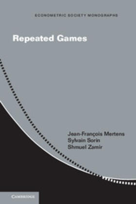 Mertens / Sorin / Zamir |  Repeated Games | Buch |  Sack Fachmedien