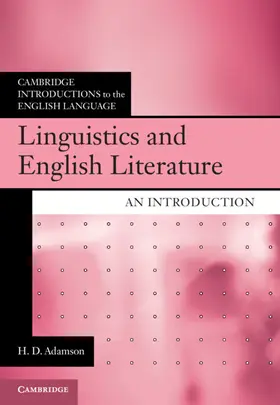 Adamson |  Linguistics and English Literature | Buch |  Sack Fachmedien