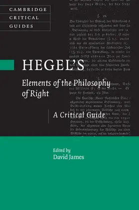 James |  Hegel's Elements of the Philosophy of Right | Buch |  Sack Fachmedien