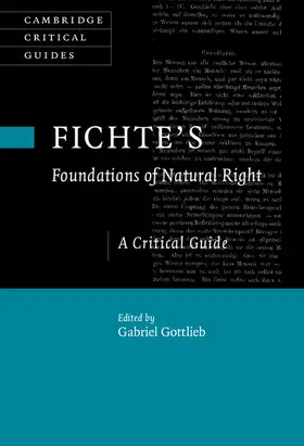 Gottlieb |  Fichte's Foundations of Natural Right | Buch |  Sack Fachmedien