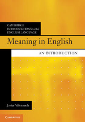Valenzuela |  Meaning in English | Buch |  Sack Fachmedien