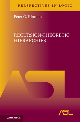 Hinman |  Recursion-Theoretic Hierarchies | Buch |  Sack Fachmedien