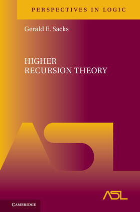 Sacks |  Higher Recursion Theory | Buch |  Sack Fachmedien