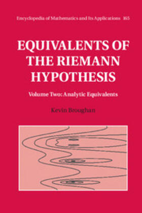 Broughan |  Equivalents of the Riemann Hypothesis | Buch |  Sack Fachmedien