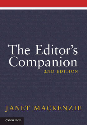 Mackenzie |  The Editor's Companion | Buch |  Sack Fachmedien
