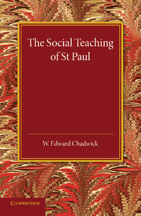 Chadwick |  The Social Teaching of St Paul | Buch |  Sack Fachmedien