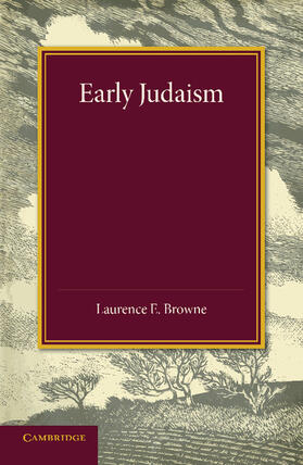 Browne |  Early Judaism | Buch |  Sack Fachmedien