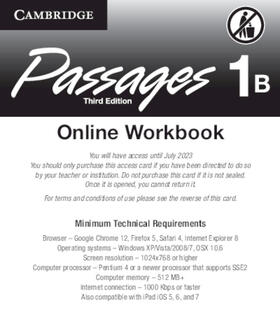 Richards / Sandy |  Passages Level 1 Online Workbook B Activation Code Card | Buch |  Sack Fachmedien