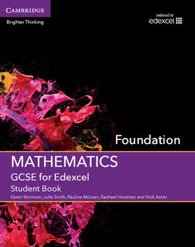Smith / Morrison / Asker |  GCSE Mathematics for Edexcel Foundation Student Book | Buch |  Sack Fachmedien