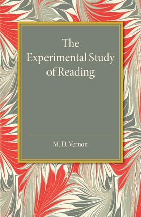 Vernon |  The Experimental Study of Reading | Buch |  Sack Fachmedien