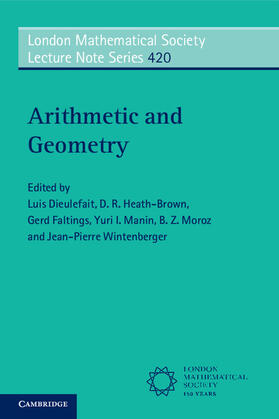 Dieulefait / Faltings / Heath-Brown |  Arithmetic and Geometry | Buch |  Sack Fachmedien